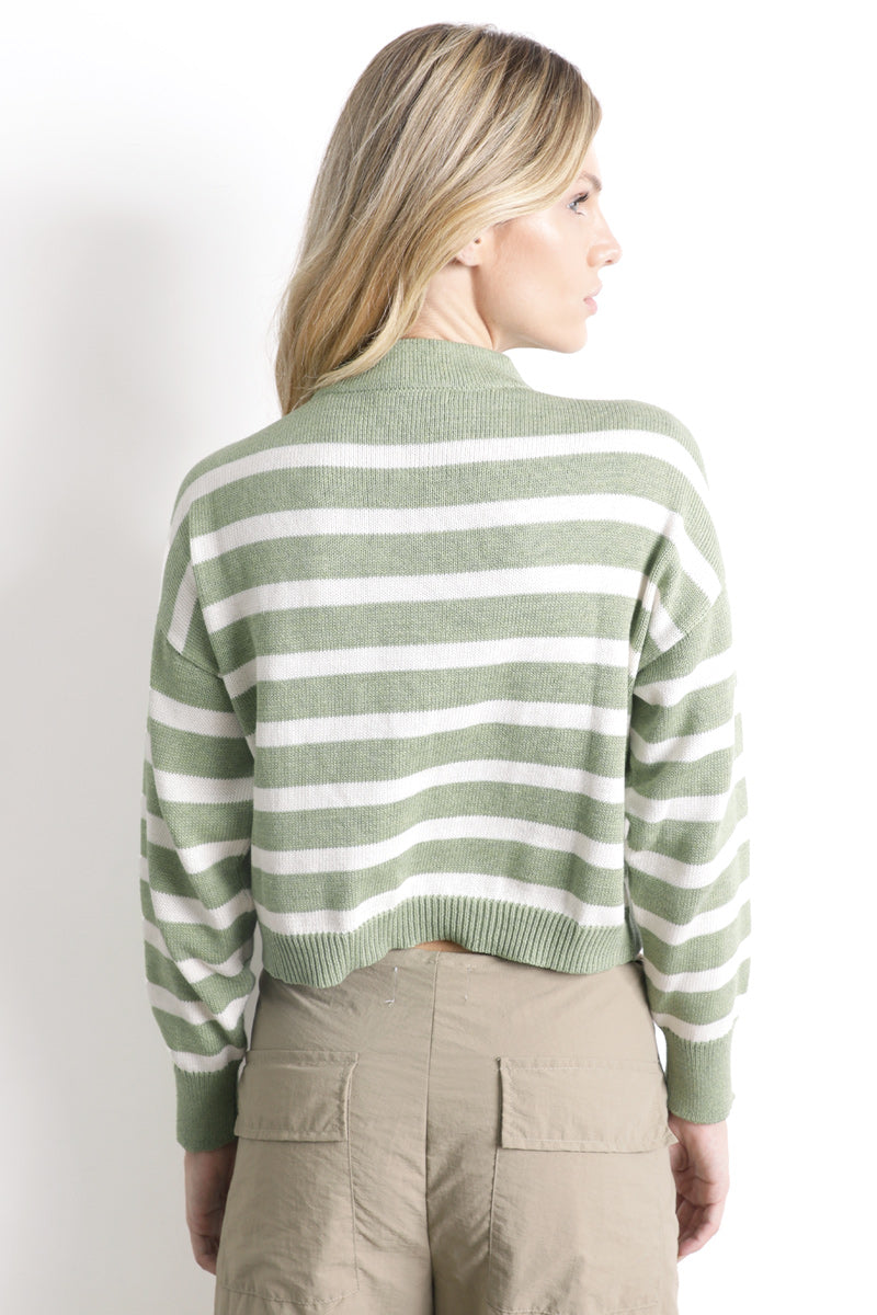 Tiara Knit Sweater Verde