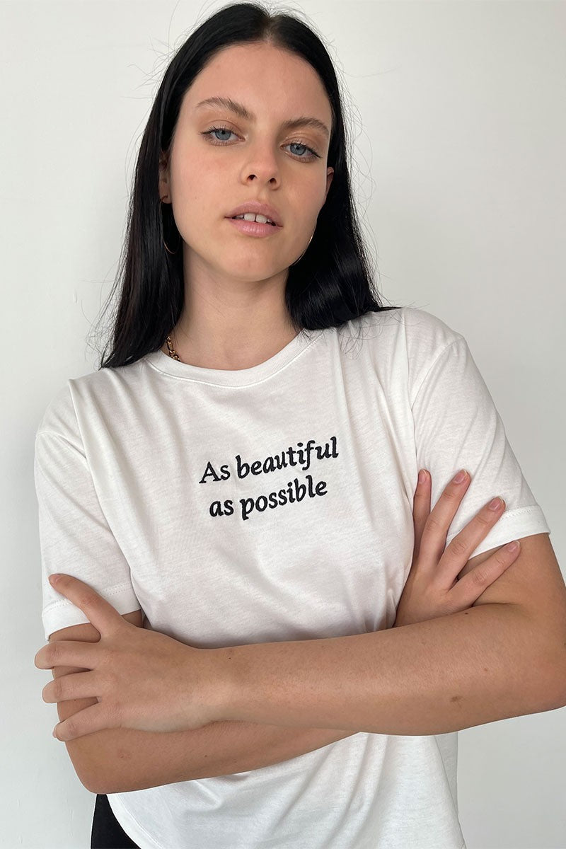 Polo Basic Text Perla