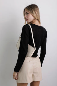 Leah Knit Top Negro