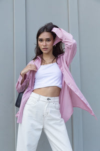 Monet Sleeved Shirt Palo Rosa
