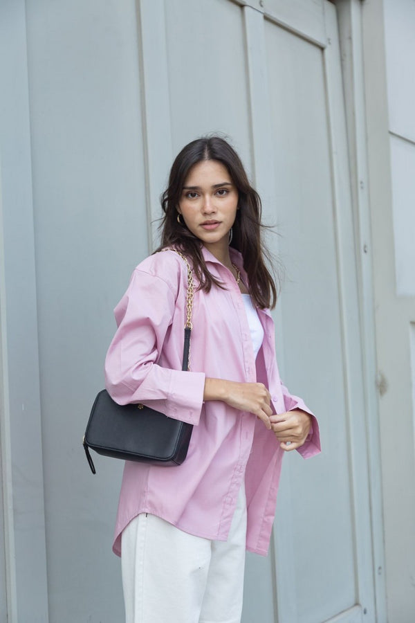 Monet Sleeved Shirt Palo Rosa