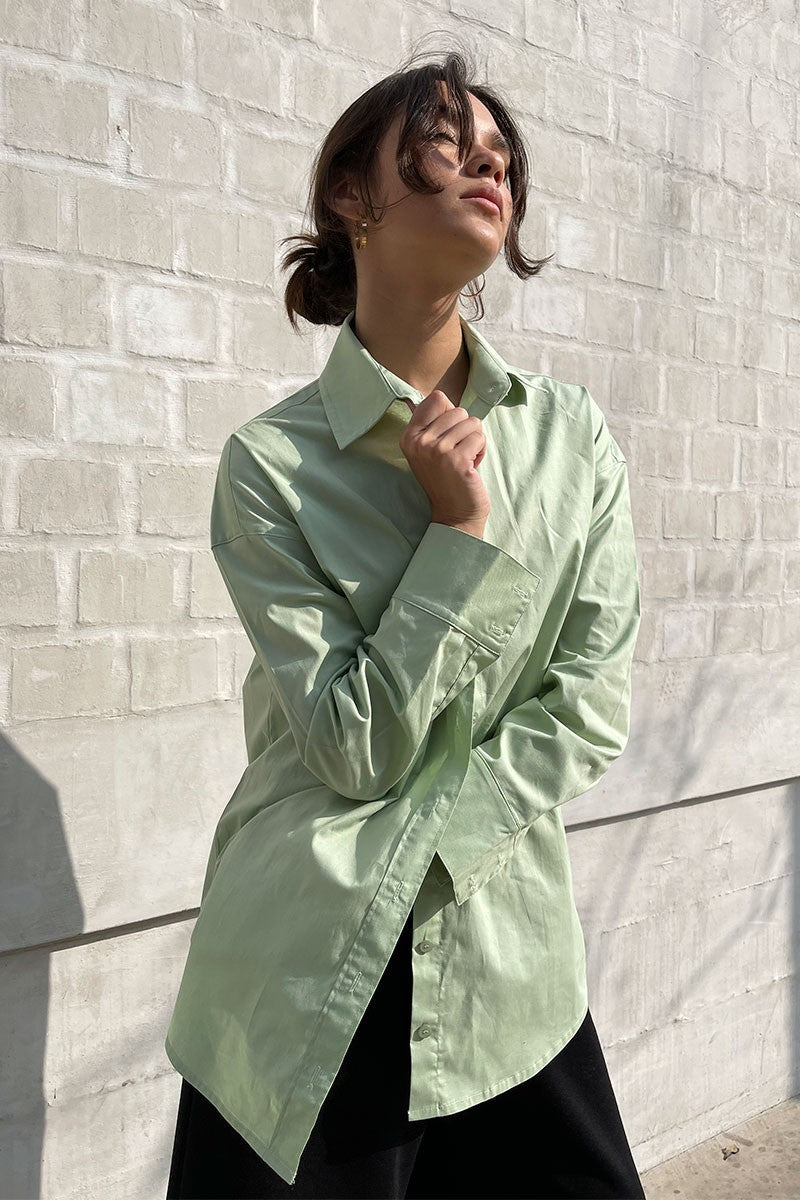 Monet Sleeved Shirt Manzana