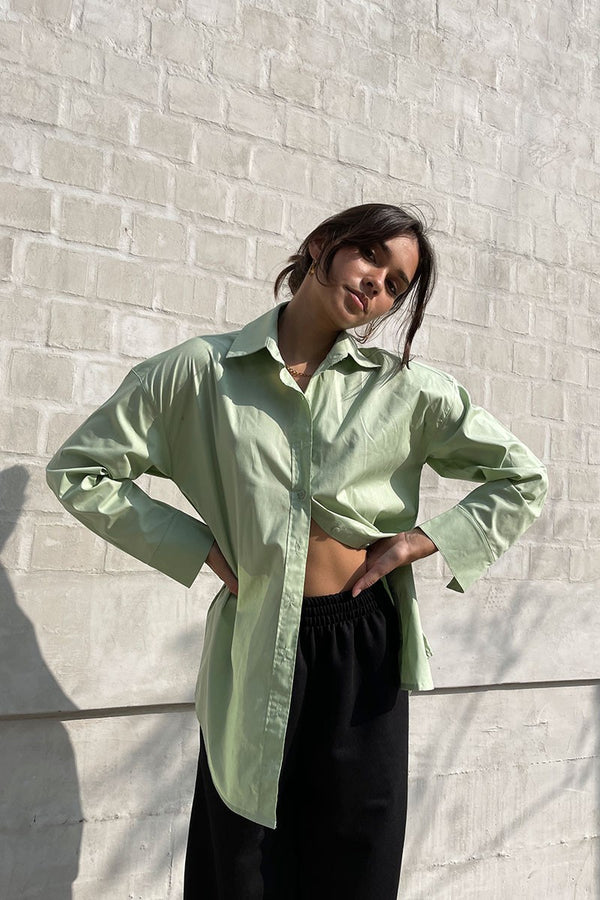 Monet Sleeved Shirt Manzana