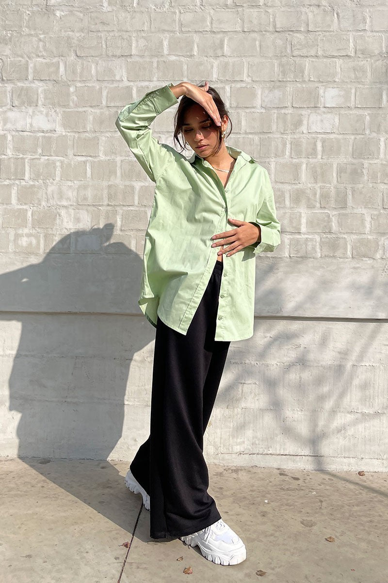 Monet Sleeved Shirt Manzana