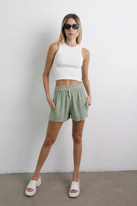 Short Lino Verde