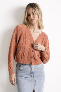 Cardigan Anaya Naranja