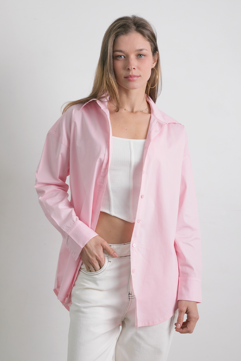 Monet Sleeved Shirt  Rosado