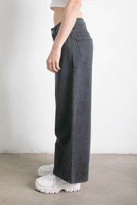 Jean Wide Leg Black