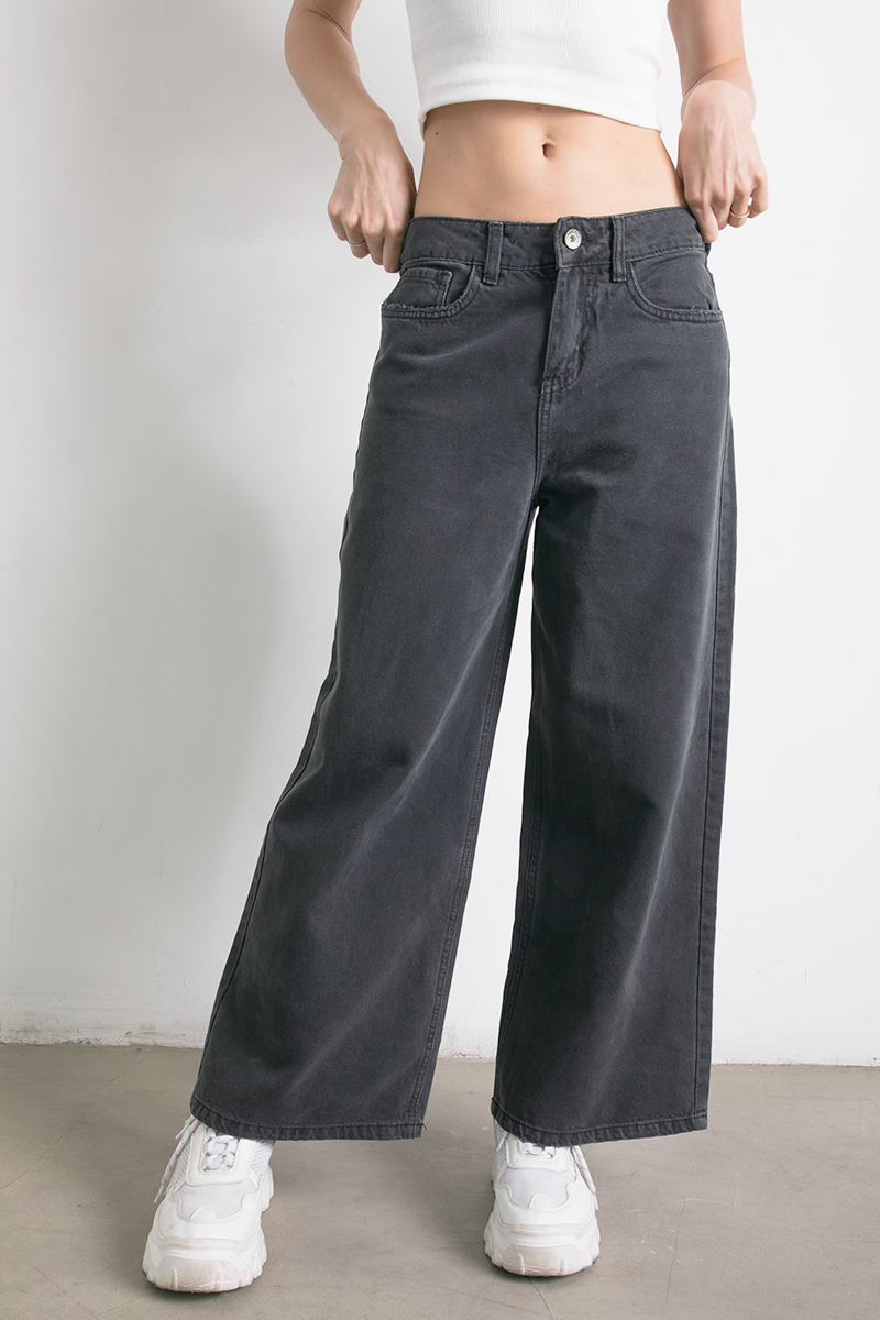 Jean Wide Leg Black