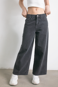 Jean Wide Leg Black
