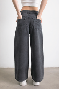 Jean Wide Leg Black