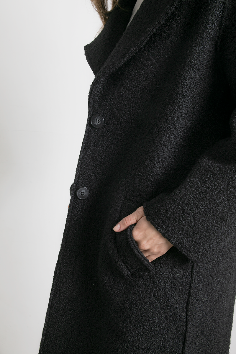 Abrigo Olsen Negro