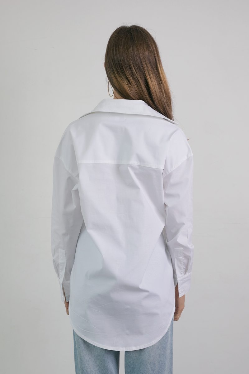 Monet Sleeved Shirt  Perla