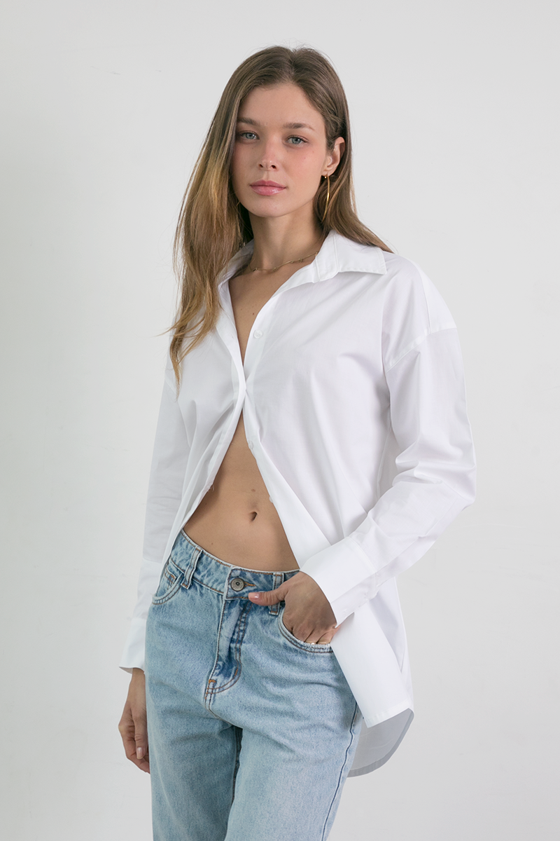 Monet Sleeved Shirt  Perla