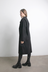 Abrigo Maxi Leonor Negro