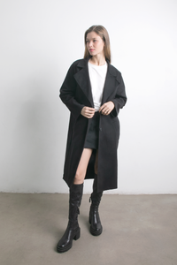 Abrigo Maxi Leonor Negro