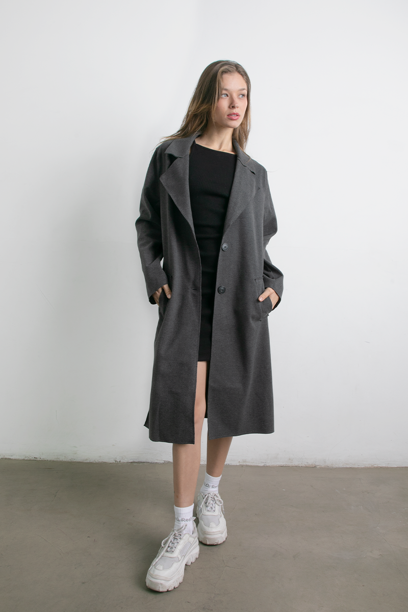 Abrigo Maxi Leonor Gris