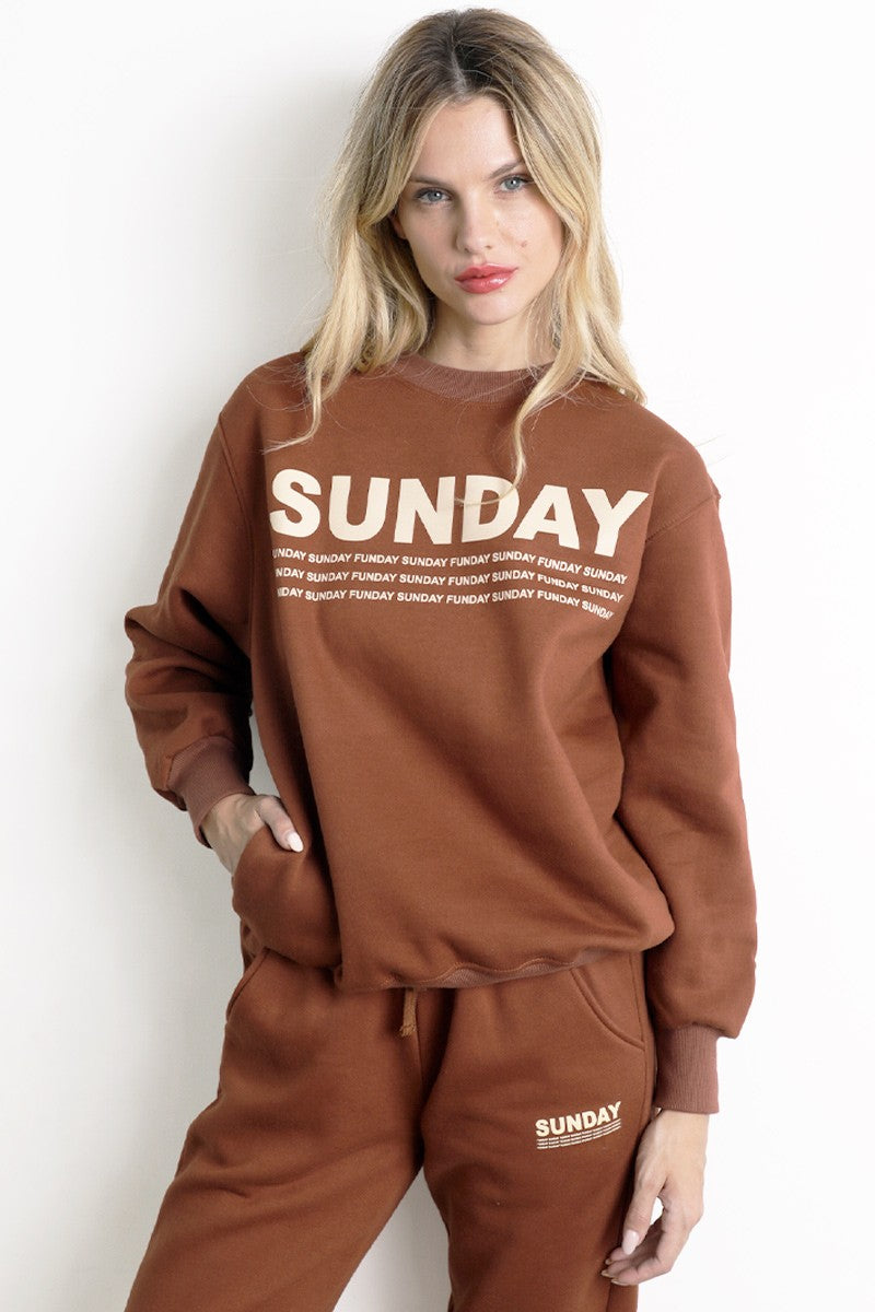 Sudadera Sunday Habano