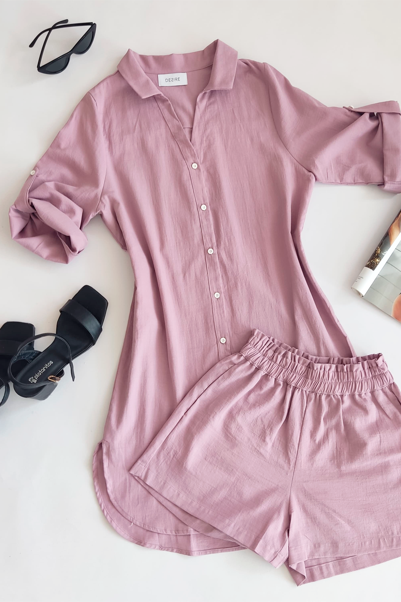 Camisa Elena Lila