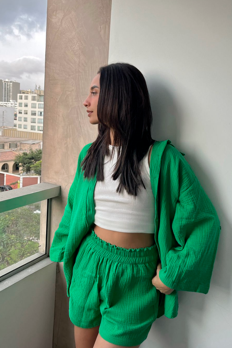 Camisa Malibu Verde