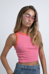 Tank Top Rosado/Naranja