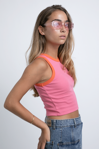 Tank Top Rosado/Naranja