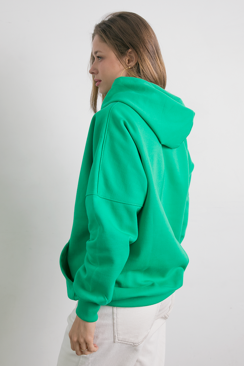 Sudadera Oversize Verde