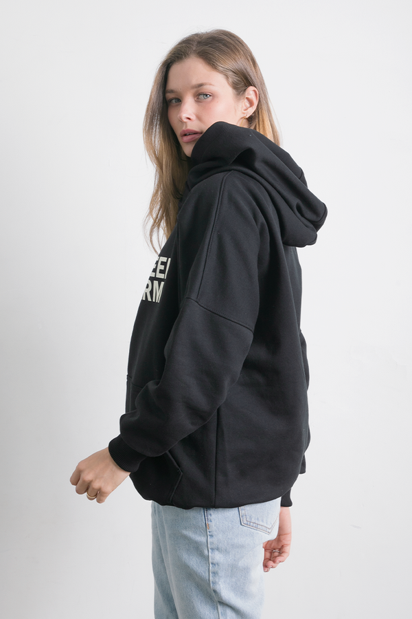 Sudadera Oversize Negro