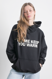 Sudadera Oversize Negro