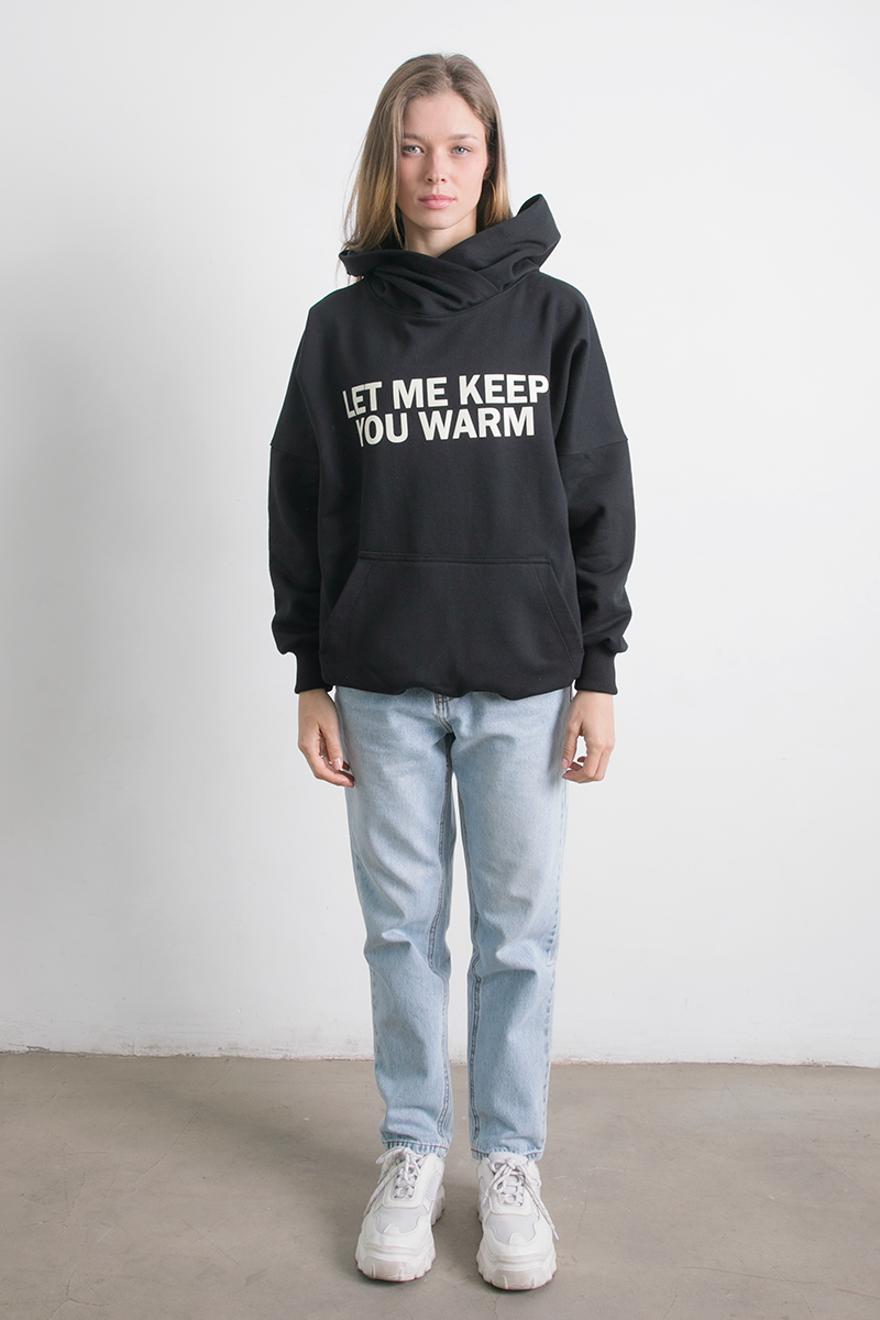 Sudadera Oversize Negro