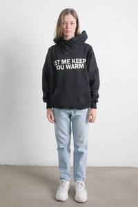 Sudadera Oversize Negro