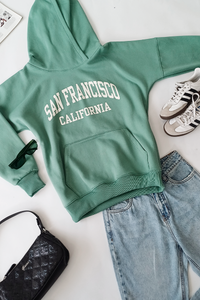 Sudadera Oversize Verde