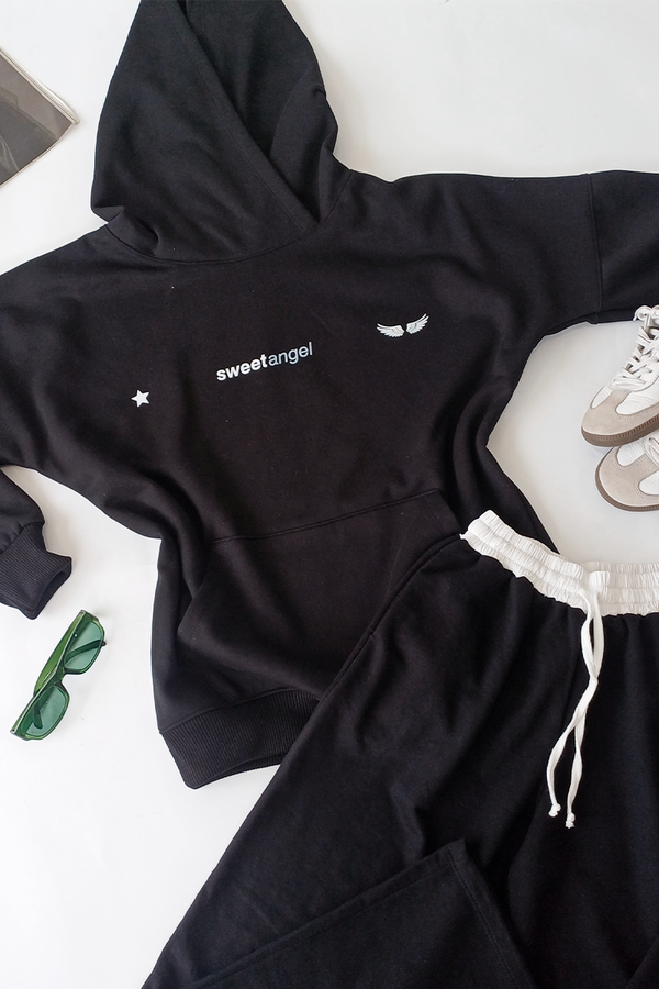 Sudadera Oversize Negro