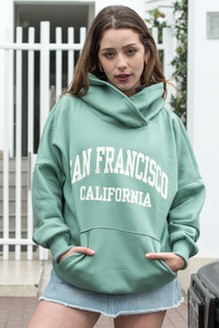 Sudadera Oversize Verde
