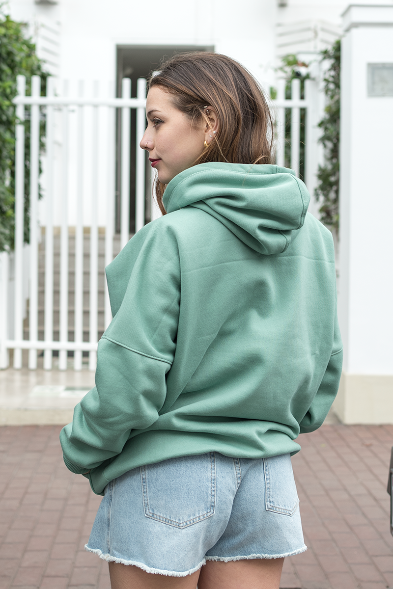 Sudadera Oversize Verde