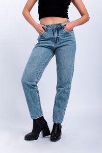 Jeans Mom Fly Indigo Medio