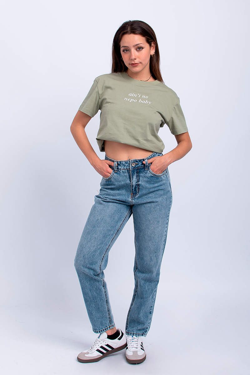 Polo Basic Text Verde