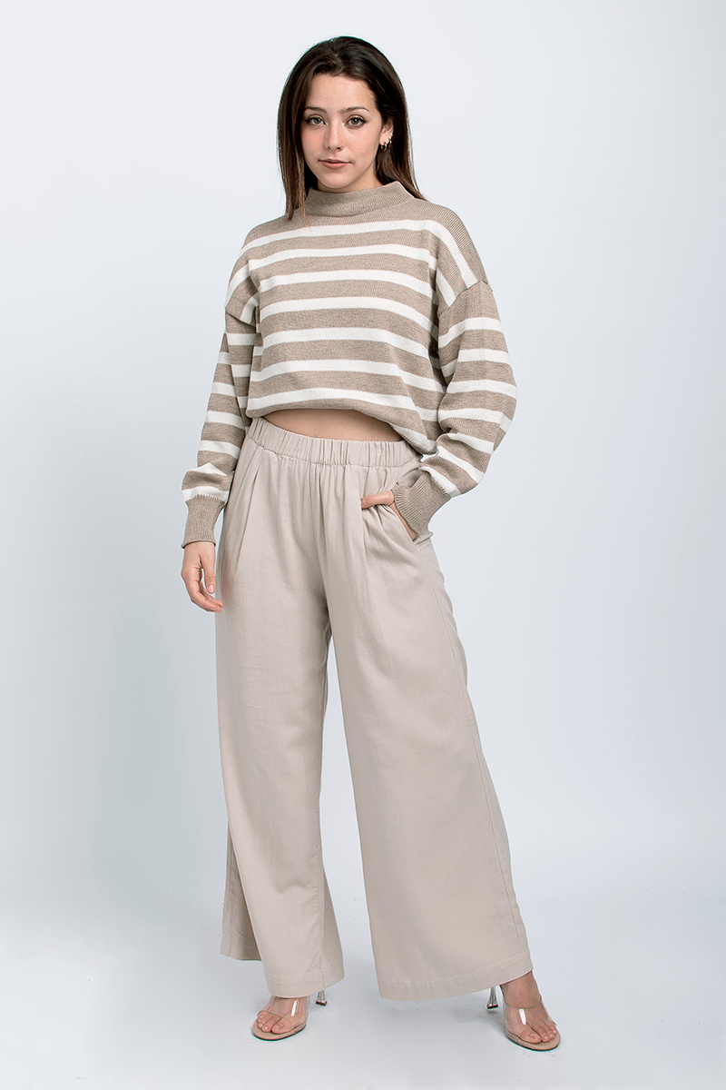 Tiara Knit Sweater Beige