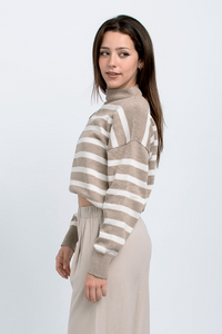 Tiara Knit Sweater Beige