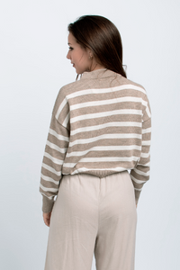 Tiara Knit Sweater Beige