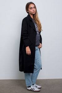 Abrigo Maxi Leonor Negro