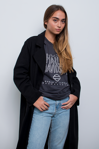 Abrigo Maxi Leonor Negro
