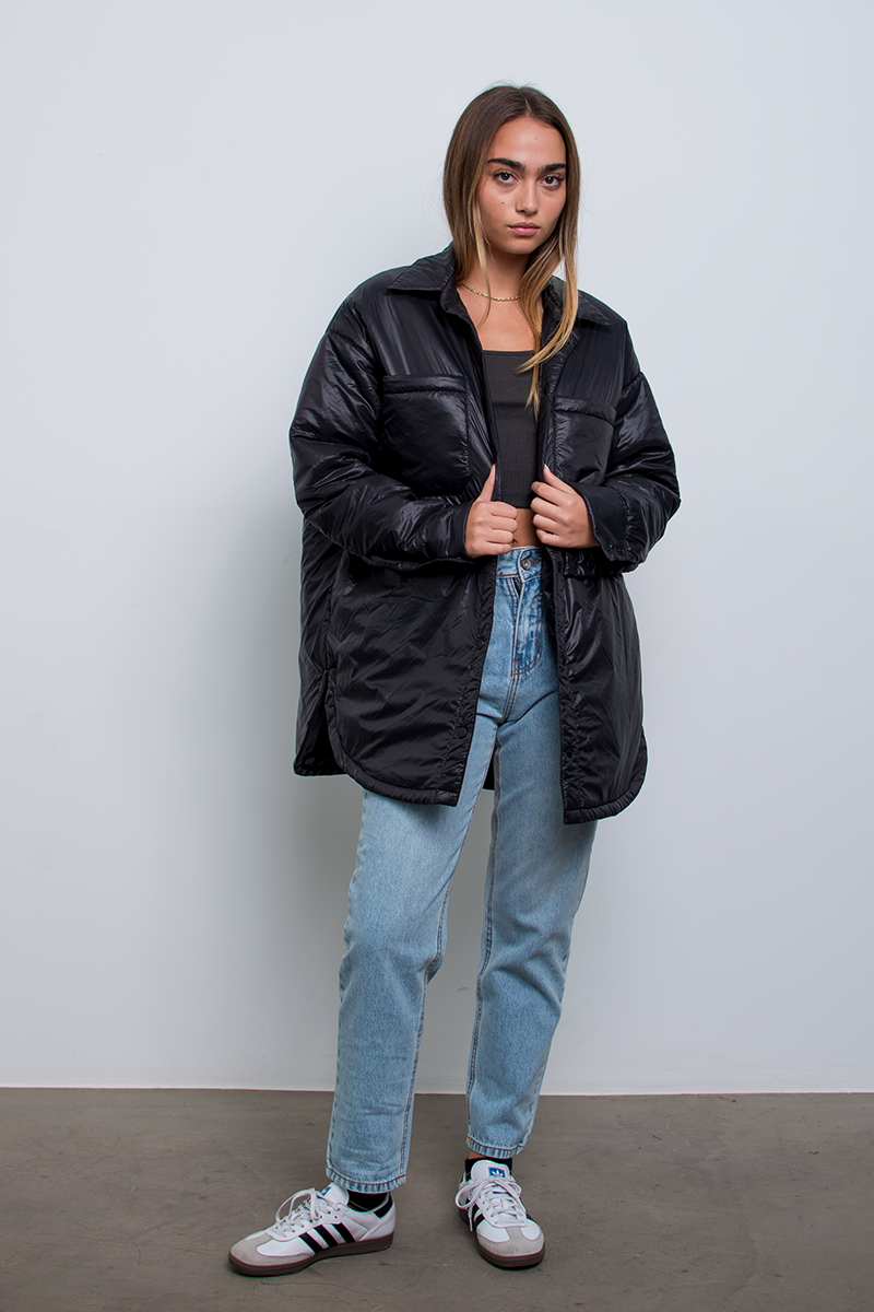 Abrigo Puffer Negro