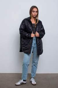 Abrigo Puffer Negro