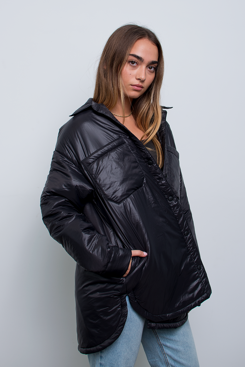 Abrigo Puffer Negro