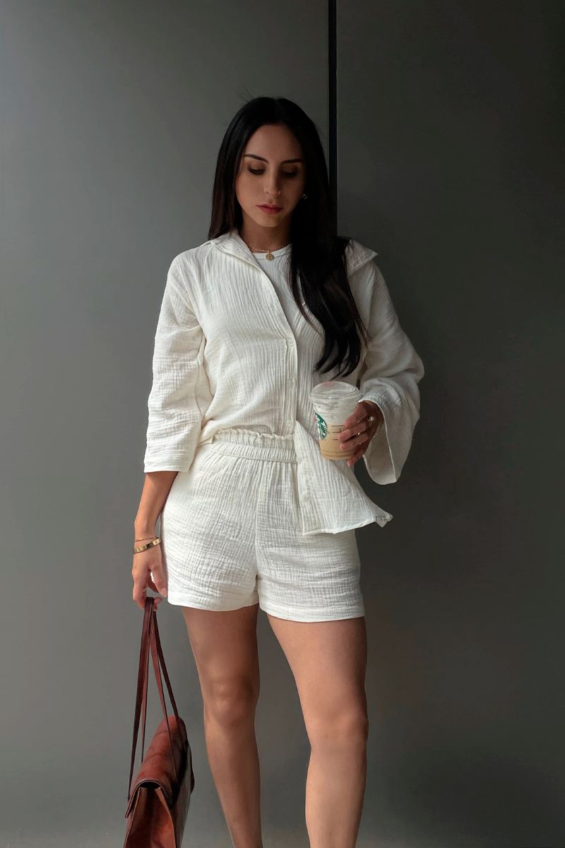 Short Malibu Blanco