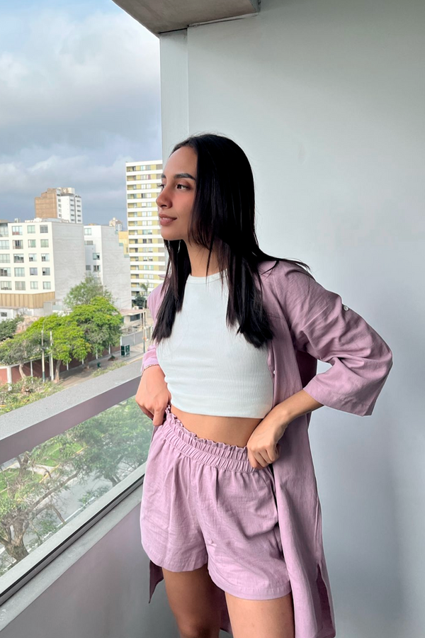 Camisa Elena Lila