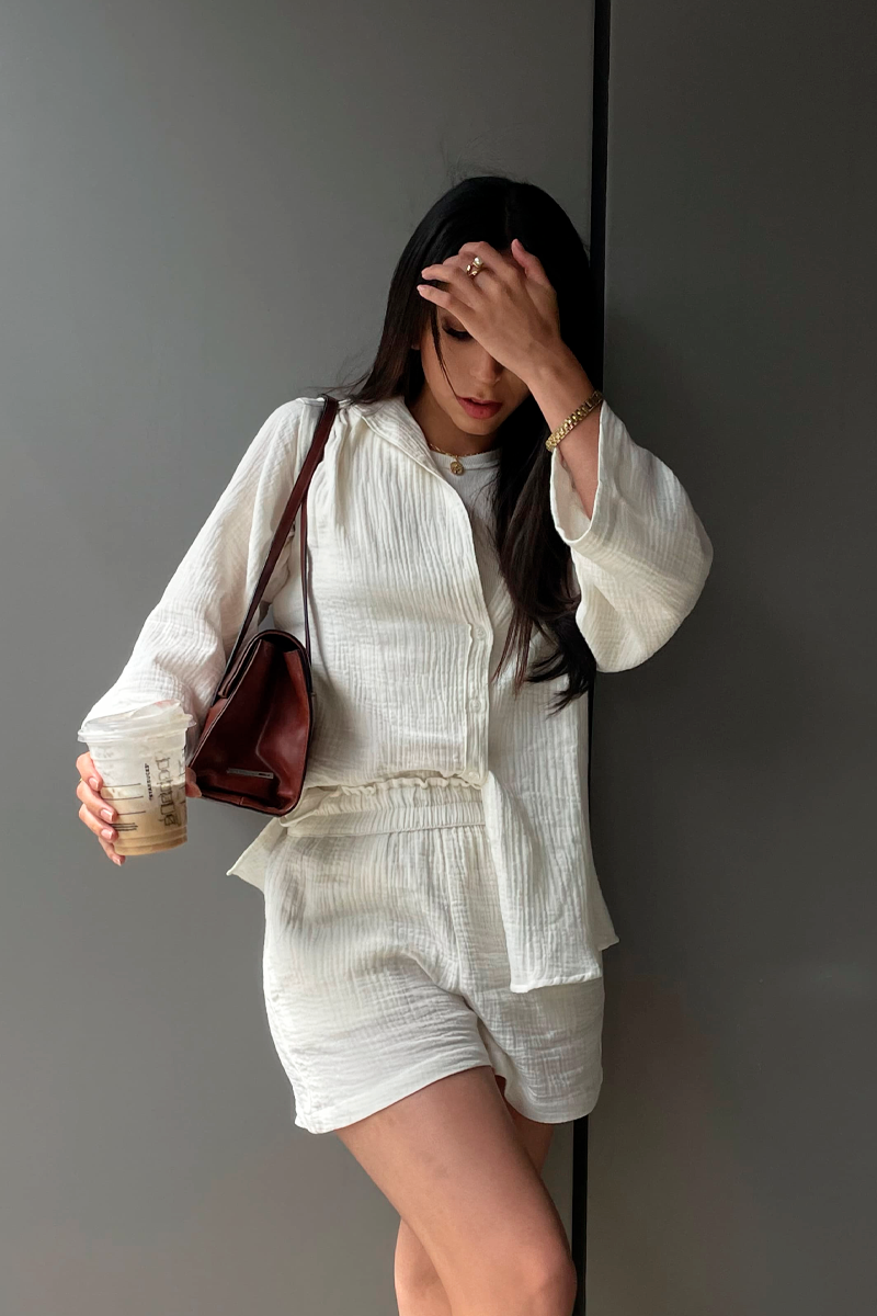 Short Malibu Blanco