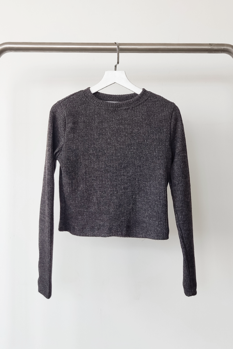 Lian Rib Top Negro