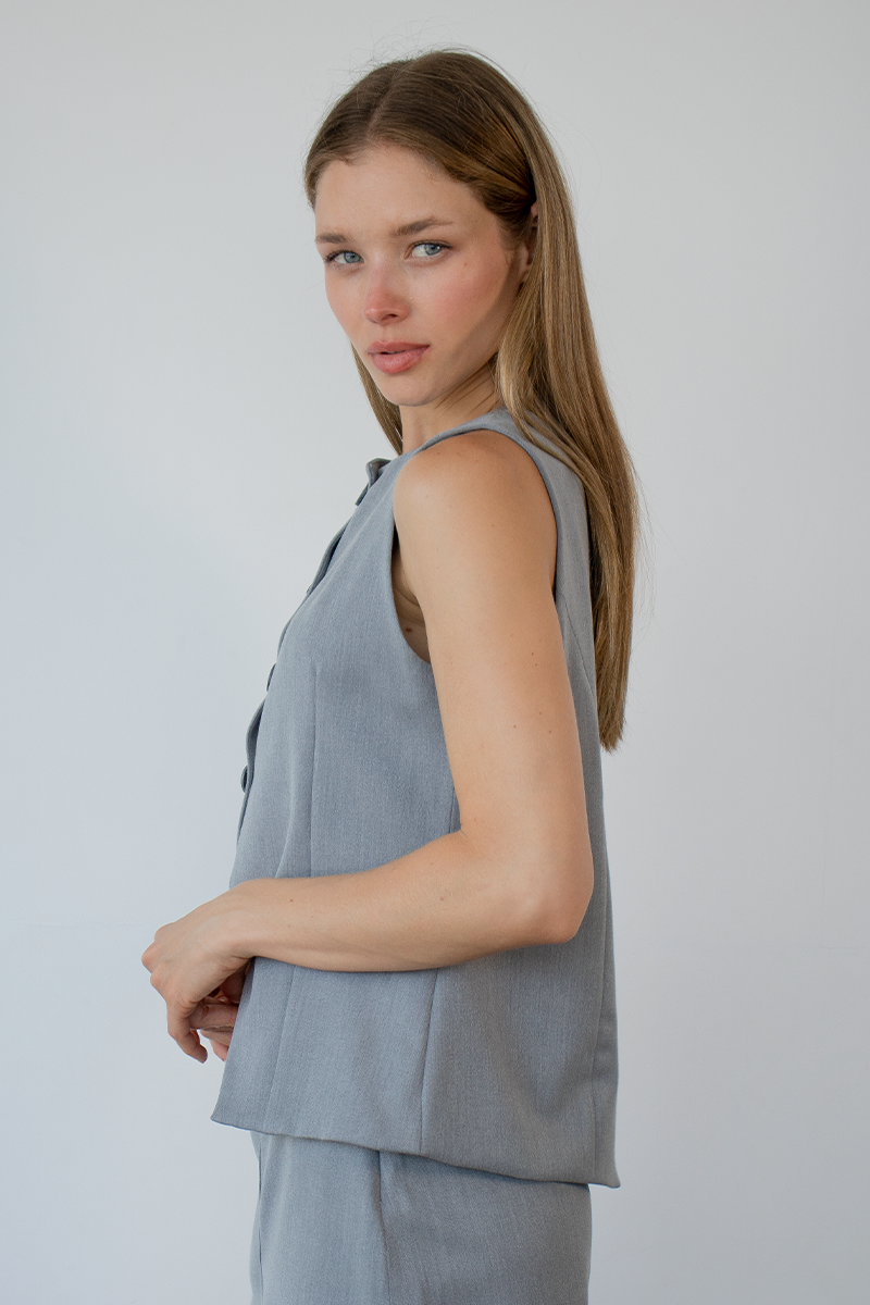 Chaleco Evonne Gris